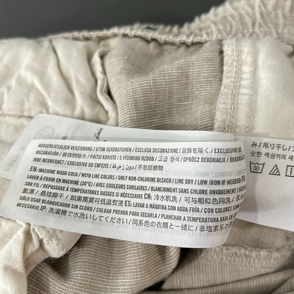 Abercrombie & Fitch Men’s Linen Blend Leisure Relaxed Fit Pants Grey XL *As Is* - Picture 10 of 14